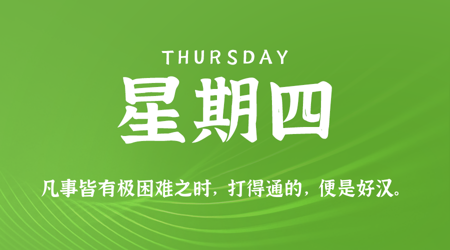 11日13日,星期四,在这里每天60秒读懂世界!